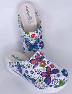 Terlik barevní a zdravotni AIR obuv - pantofle motýly 3